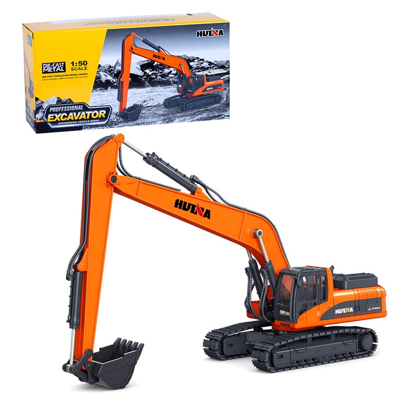 EXCAVATOR TOY Metal HUINA 1722 150 Alloy Long Arm Excavator Toy Model