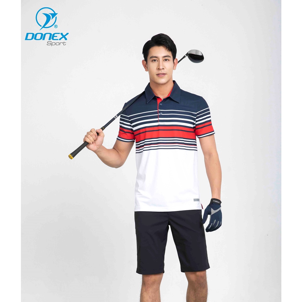 Donexpro MC9042 Classic Men's Golf Shirt, Pattern Thermal Transfer