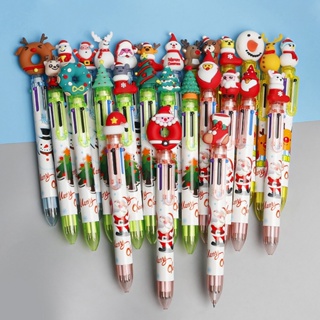 4pcs Christmas Pens Elk Ink Pens Animal Pens Gel Pens For Kids Deer Shaped  Fun Pens School Supplies