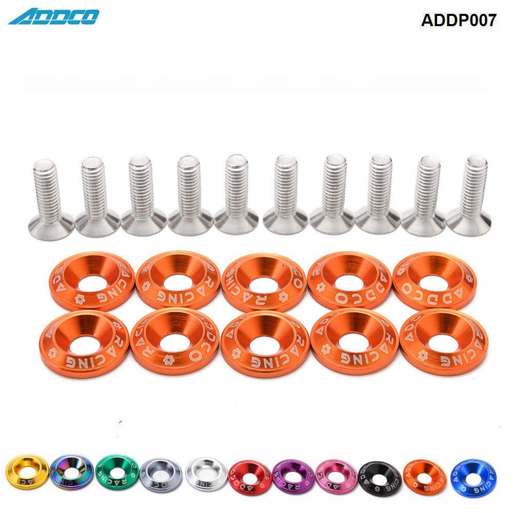 Neo Chrome JDMSPEED Aluminum Fender Washer Engine Bay Dress Up - Foto 5
