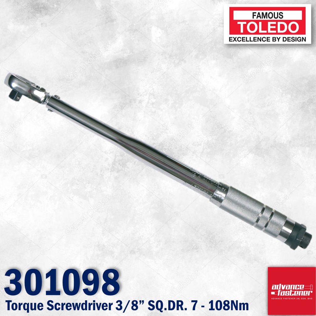TOLEDO Hand Tools 301098 Torque Wrench - 3/8