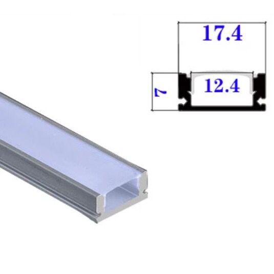 WQ 3meter LED strip light aluminium U channel / profile track surface ...