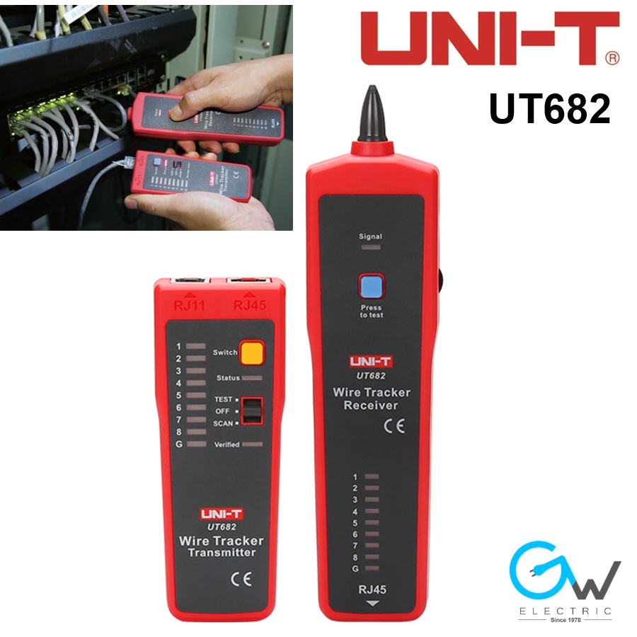 UNI-T UT682 Wire Tracker; Telephone Line / Network Cable / Power Cable ...