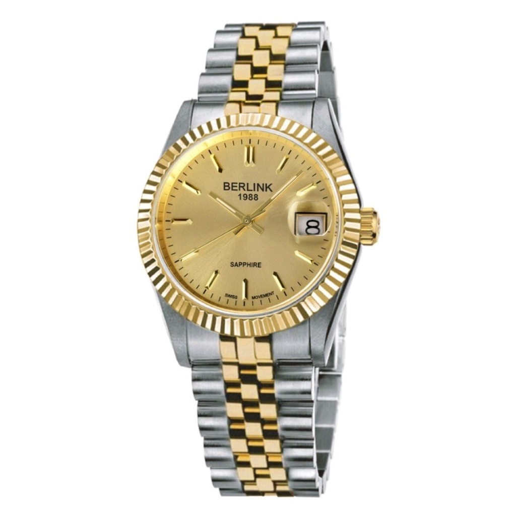 BERLINK SWISS Sapphire Water Resist Men Watch 1001 G03 Shopee Malaysia