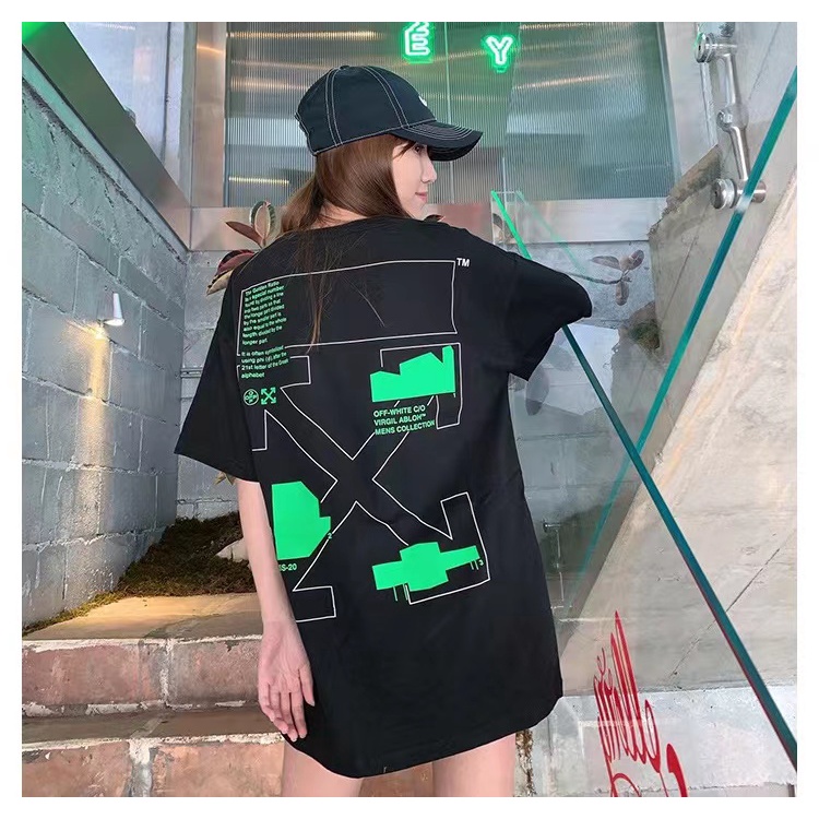 Off White Arrow T-shirt Green