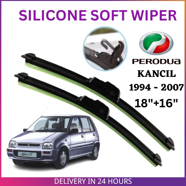Perodua KANCIL 660 850 1994 2007 SILICONE SOFT WIPER (2PCS/SET