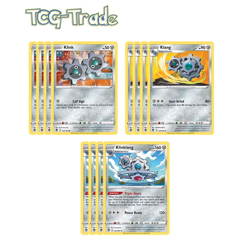 [Pokemon Player's Section] Play Set SIT 125 Klinklang Line Playset