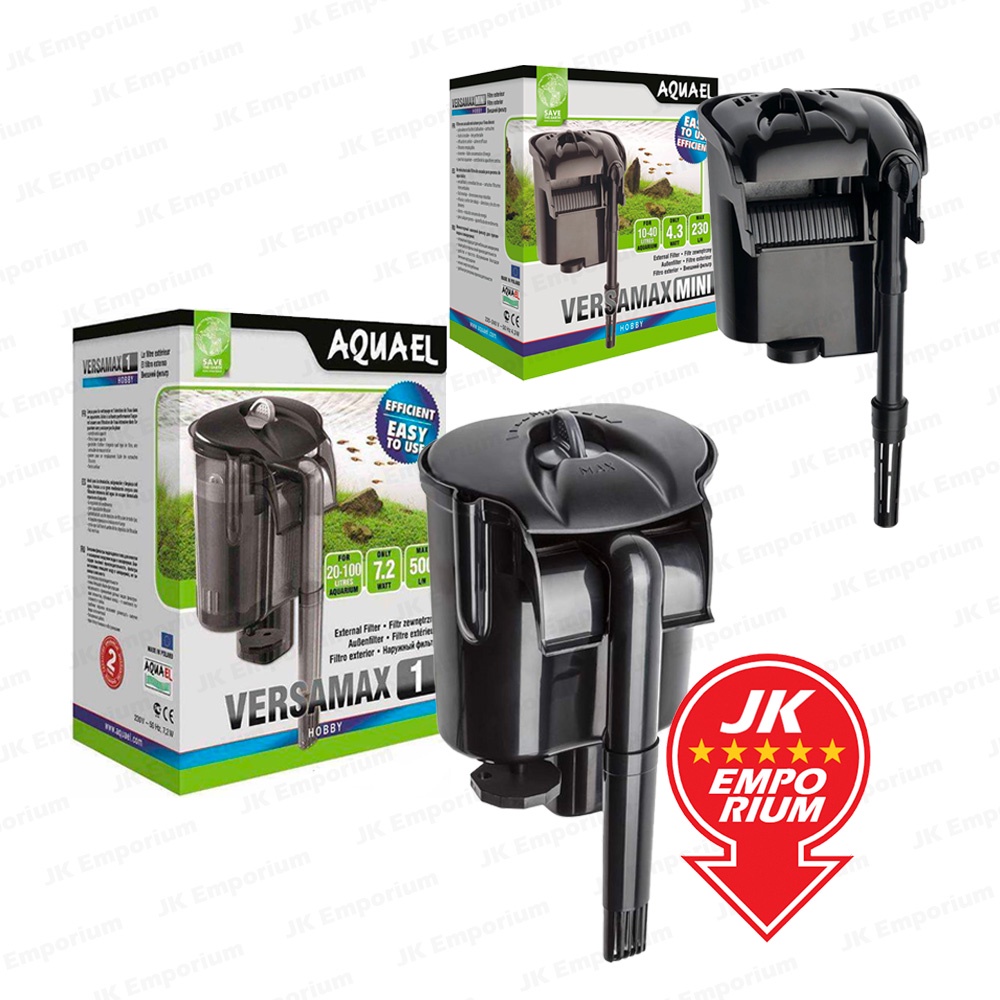 AquaEL Versamax Mini FZN 1 Filter Hang On Back HOB Aqua Clear Clip ...
