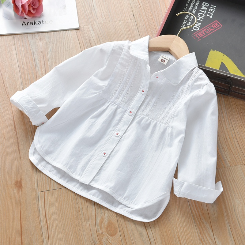 toddler girl white blouse long sleeve
