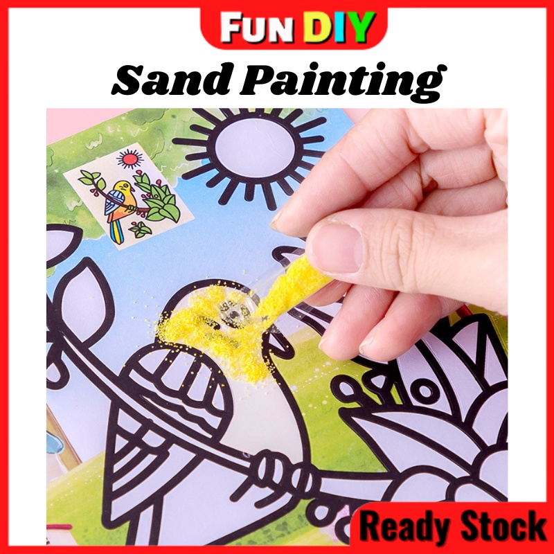 FUN DIY / Sand Painting Sand Art / Pasir Mainan / Educational toys for