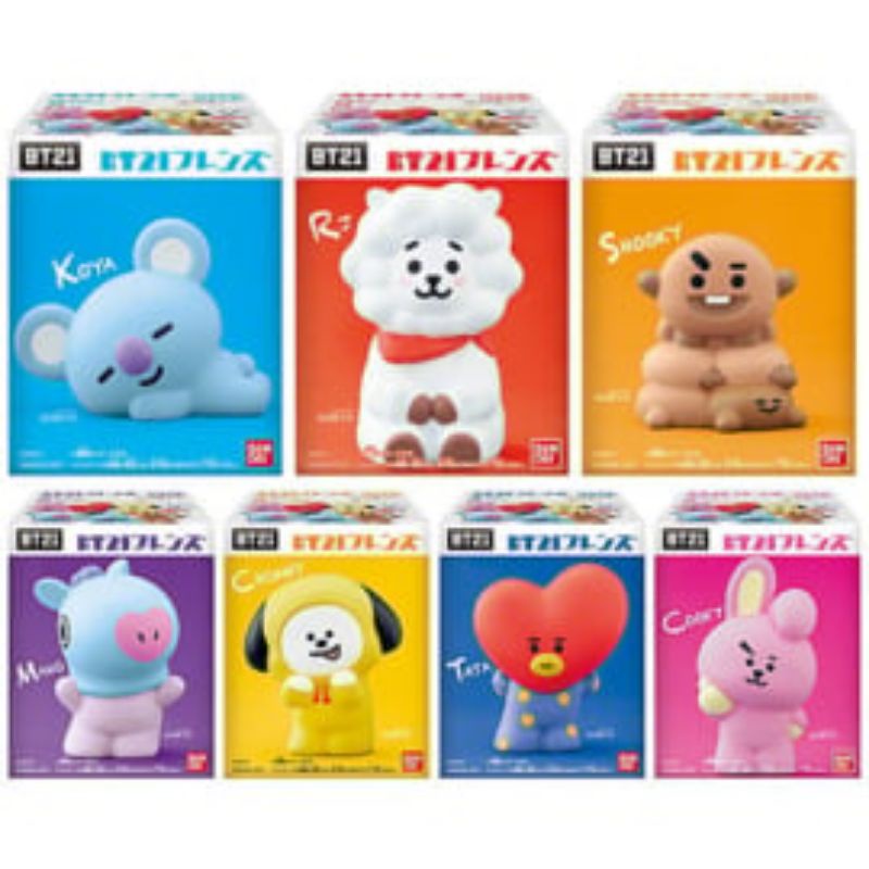 BTS BT21 Friends Soft Vinyl Figure | Shopee Malaysia