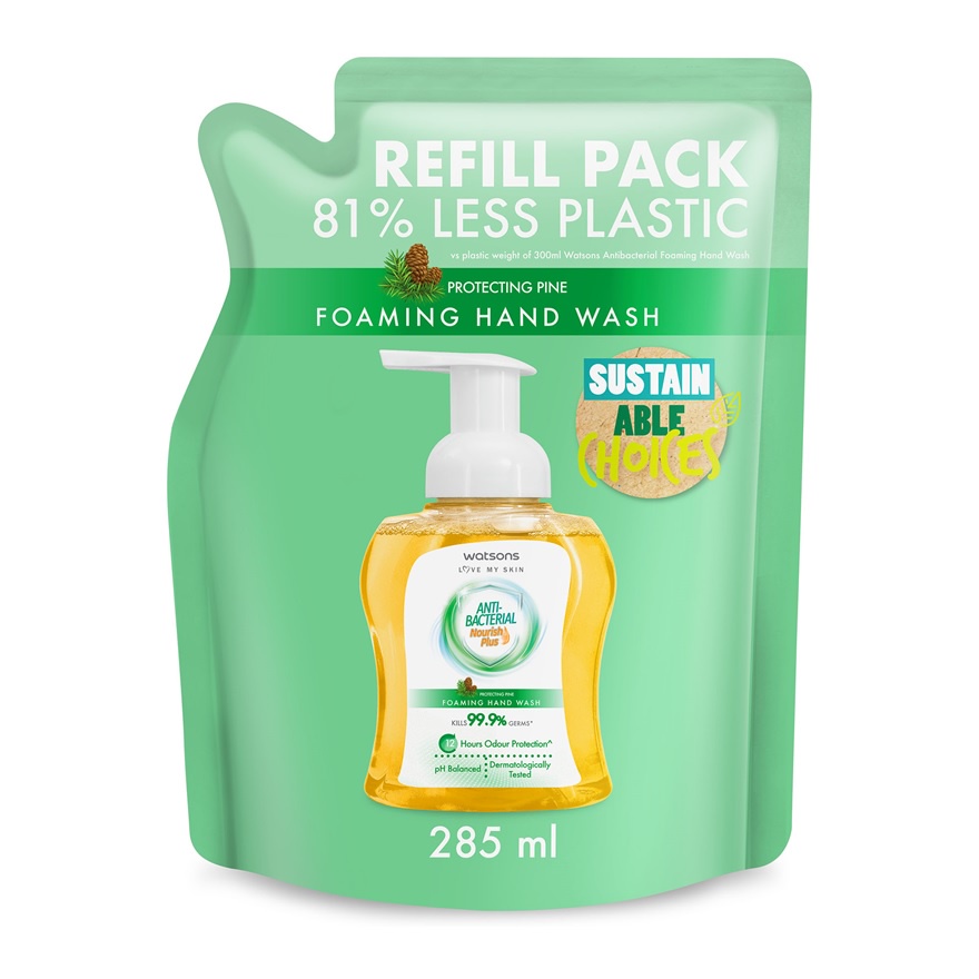 WATSONS Pine Antibac Foaming Hand Wash Refill 285ML Shopee Malaysia