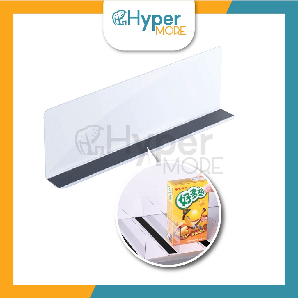 HYPERMORE Gondola Rack Divider L Shape Plastic Acrylic Strong Magnet ...