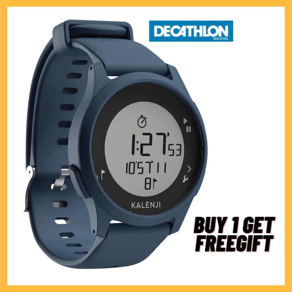 Jam Decathlon Kalenji Watch Stopwatch Running Watch Jam Waterproof Watch Shopee Malaysia