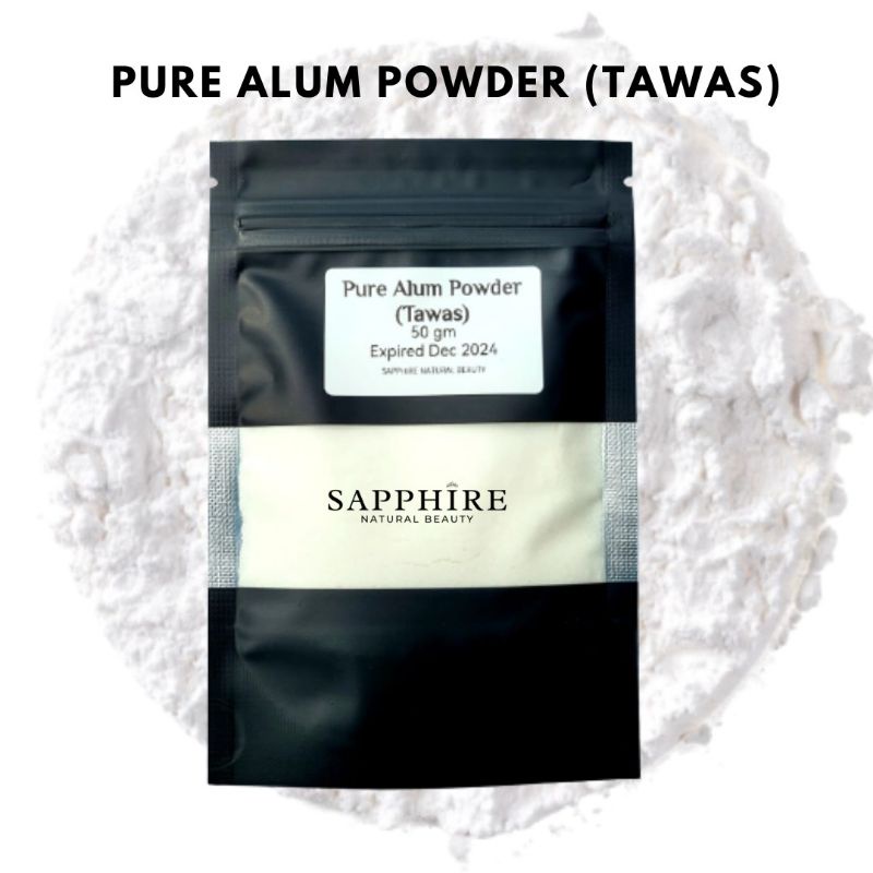 Pure Alum Powder Serbuk Tawas Potassium Alum Potash Alum Batu Tawas