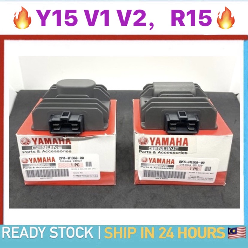 100 ORIGINAL YAMAHA Y15 Y15Z Y15ZR V1 V2 R15 REGULATOR RECTIFIER KATAP KATAU YSUKU V1 V2 YZF