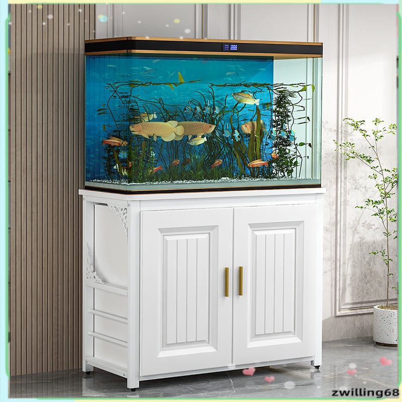 Fish tank cabinet Fish tank bottom cabinet Living room Small and medium ...