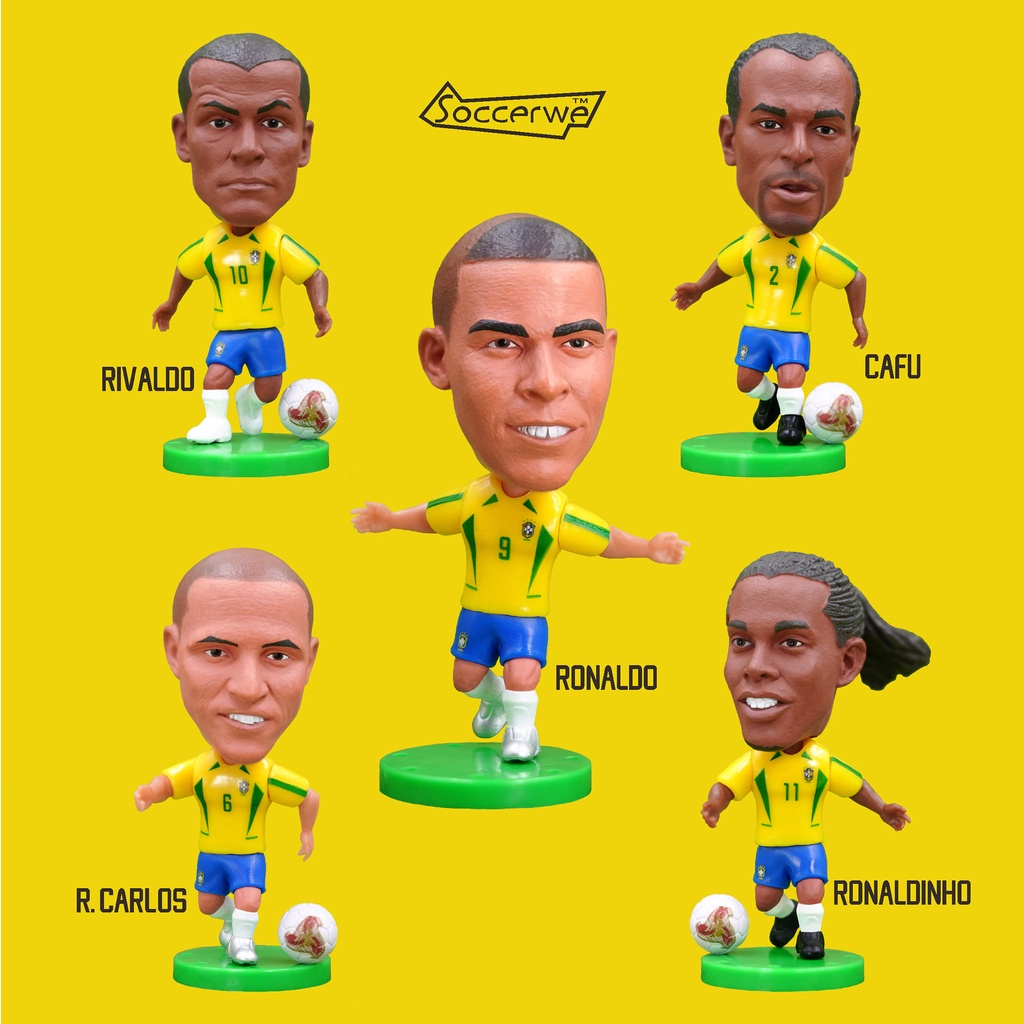 Lot De 2 Poupées VDS Collector - Ken Pires Et Ronaldinho - Bandai Football 2006