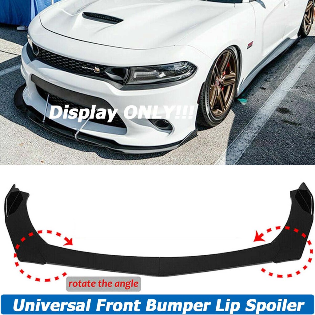 Universal For Dodge Charger RT SRT SXT Front Bumper Lip Spoiler ...