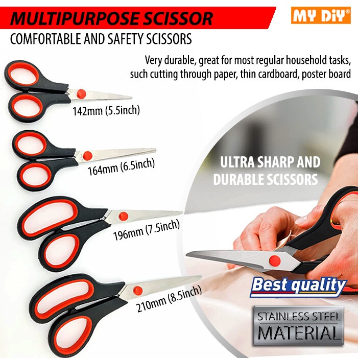 MYDIYHOMEDEPOT Stainless Steel Multipurpose Scissor For Office