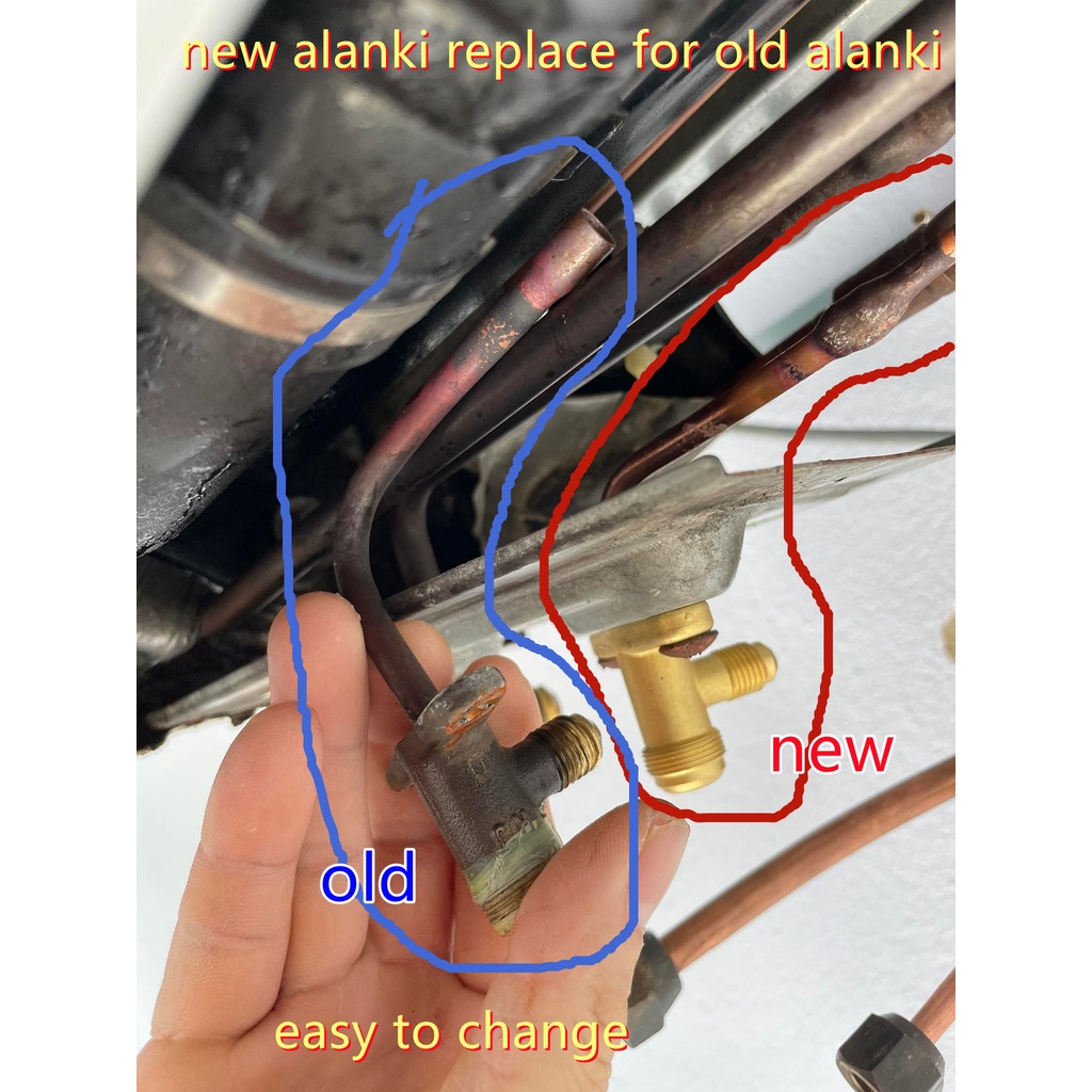 MÁY NÉN NGOÀI TRỜI KHÔNG KHÍ ALANKI NUTS KHÍ NUT ỐNG ĐỒNG KẾT NỐI HOSE ...