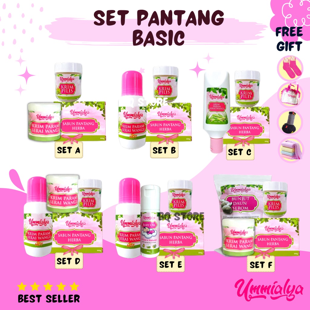 Set Pantang Ummialya Krim Pilis Krim Param Sabun Pantang Ummialya