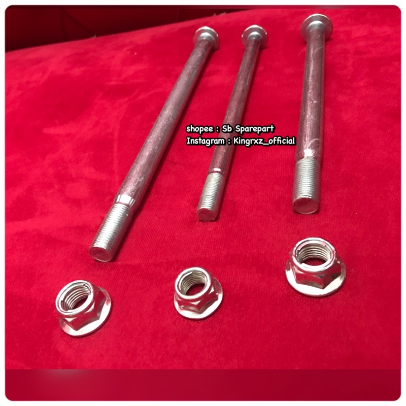 Shaft Rim combo set Yamaha RXZ / 125z zr / rimdepan/rimblkg/arm ...