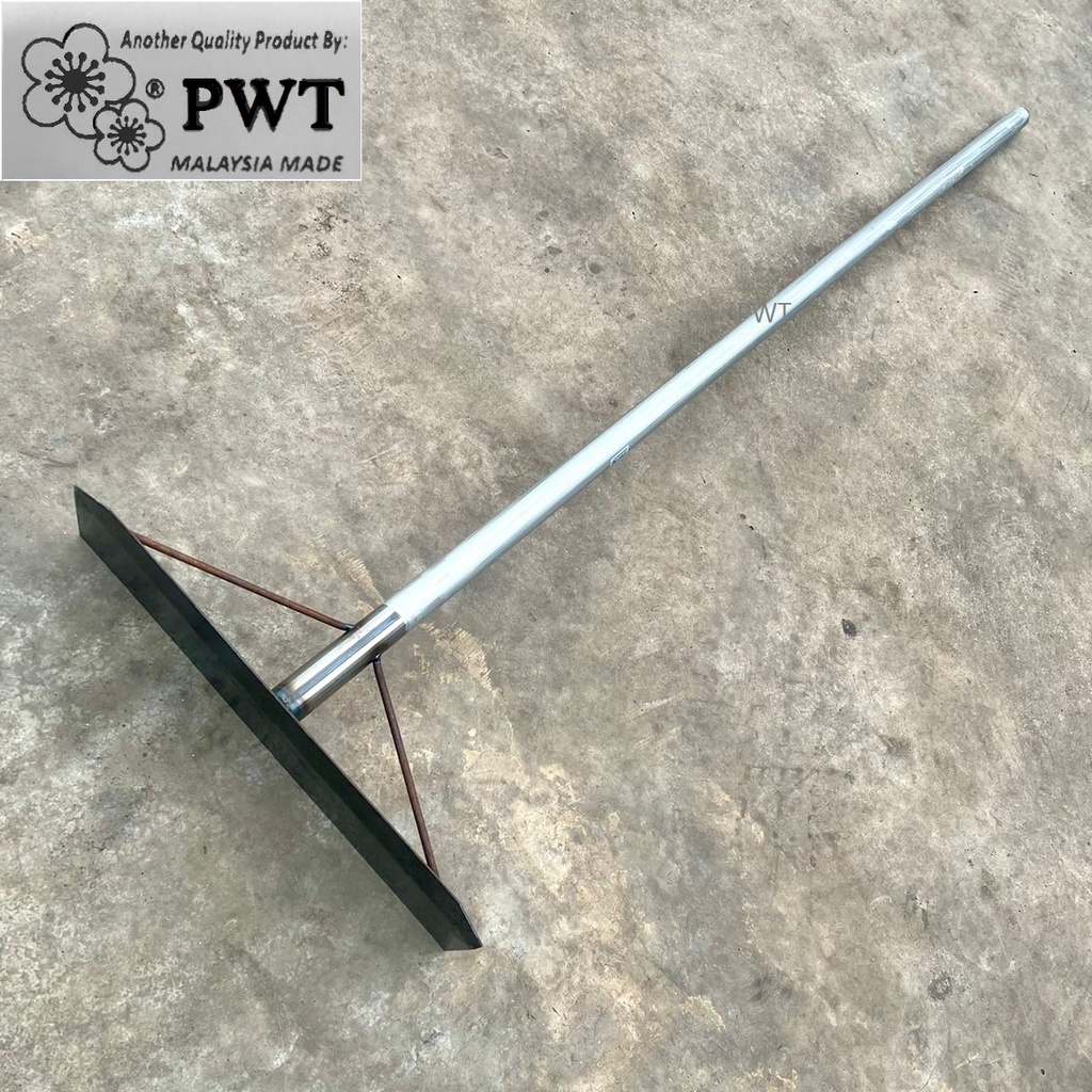 5 kaki Hulu Besi Cakar Papan Besi / Iron Plate Rake With Handle 5尺铁柄铁板耙 ...