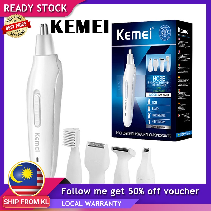 Kemei KM6670 Electric Epilator Women Shaver Facial Hair Remover