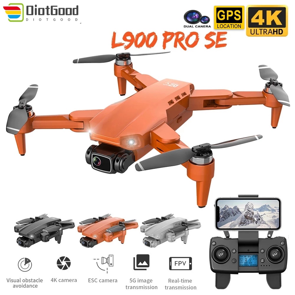 Professional L900 Pro SE 4K Dron with HD Dual Camera 5G GPS FPV ...