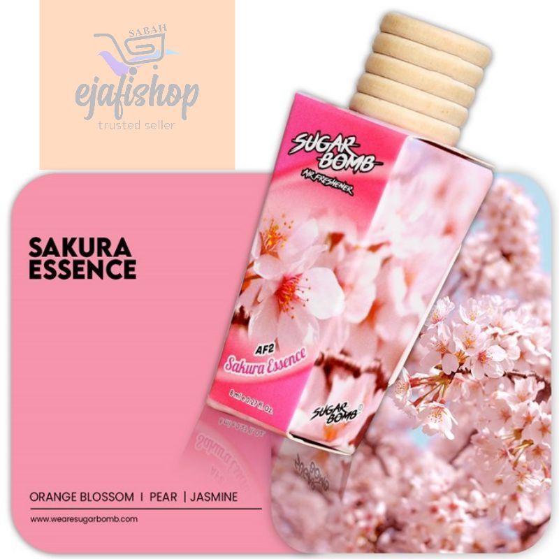 Sugarbomb AIR FRESHNER SAKURA ESSENCE | Shopee Malaysia