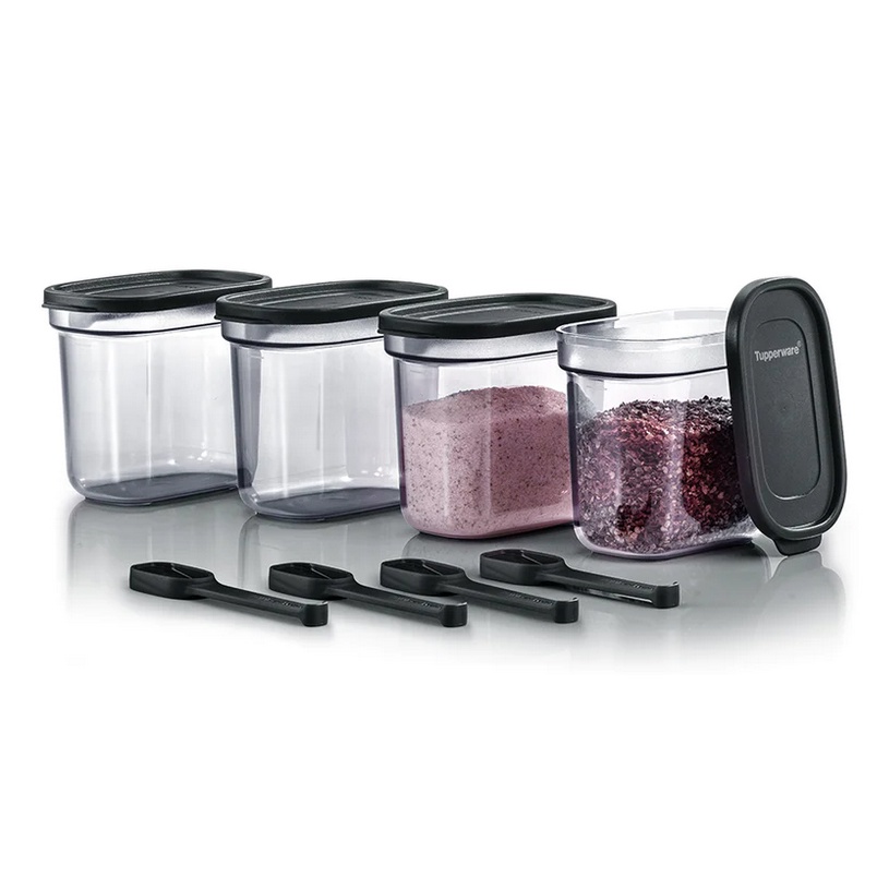 TUPPERWARE Umami Collection Set 500ml / Shelf Savers with Spoon 840ml ...