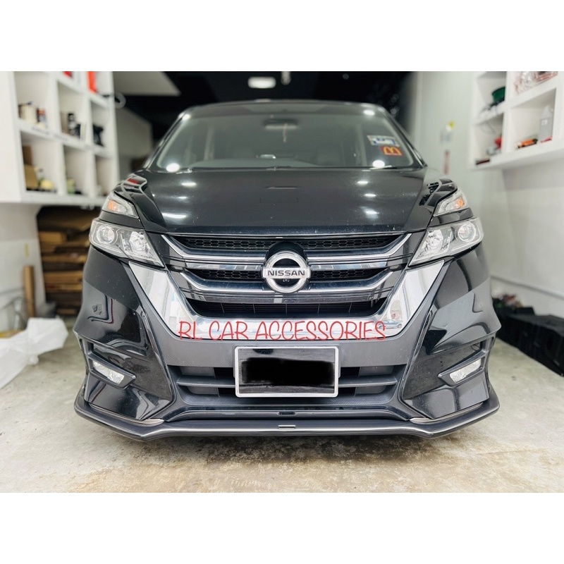 Nissan serena c27 silk blaze Bodykit body kit front rear skirt lip