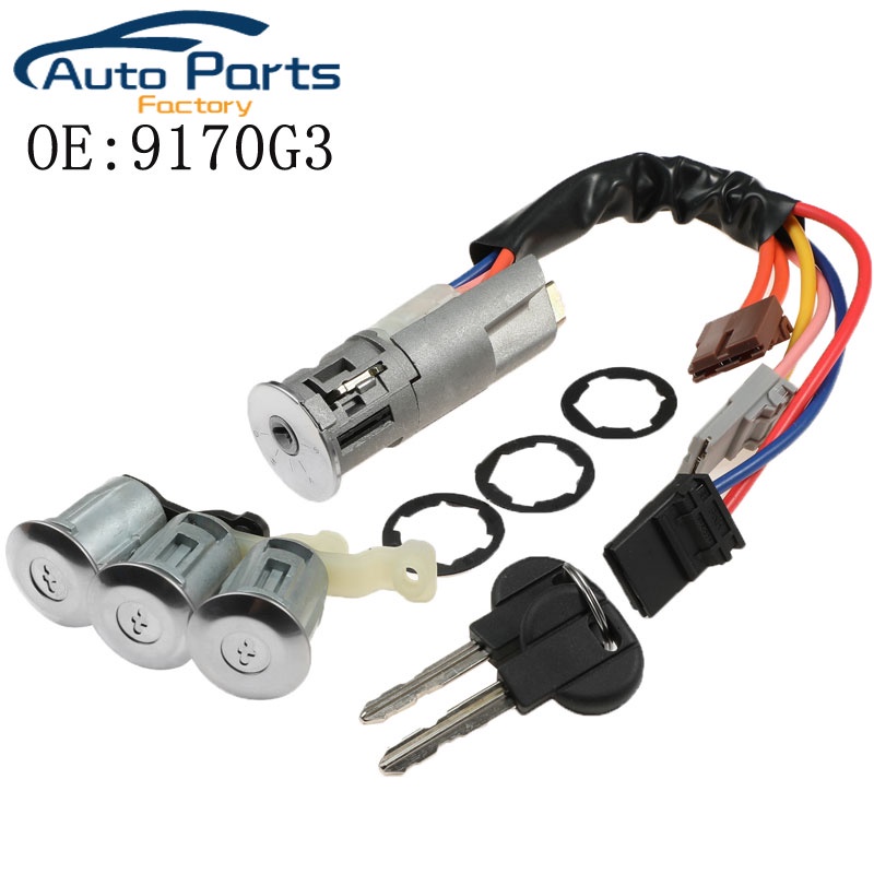 New Left Right Door Lock Cylinder Ignition Switch For Citroen Berlingo