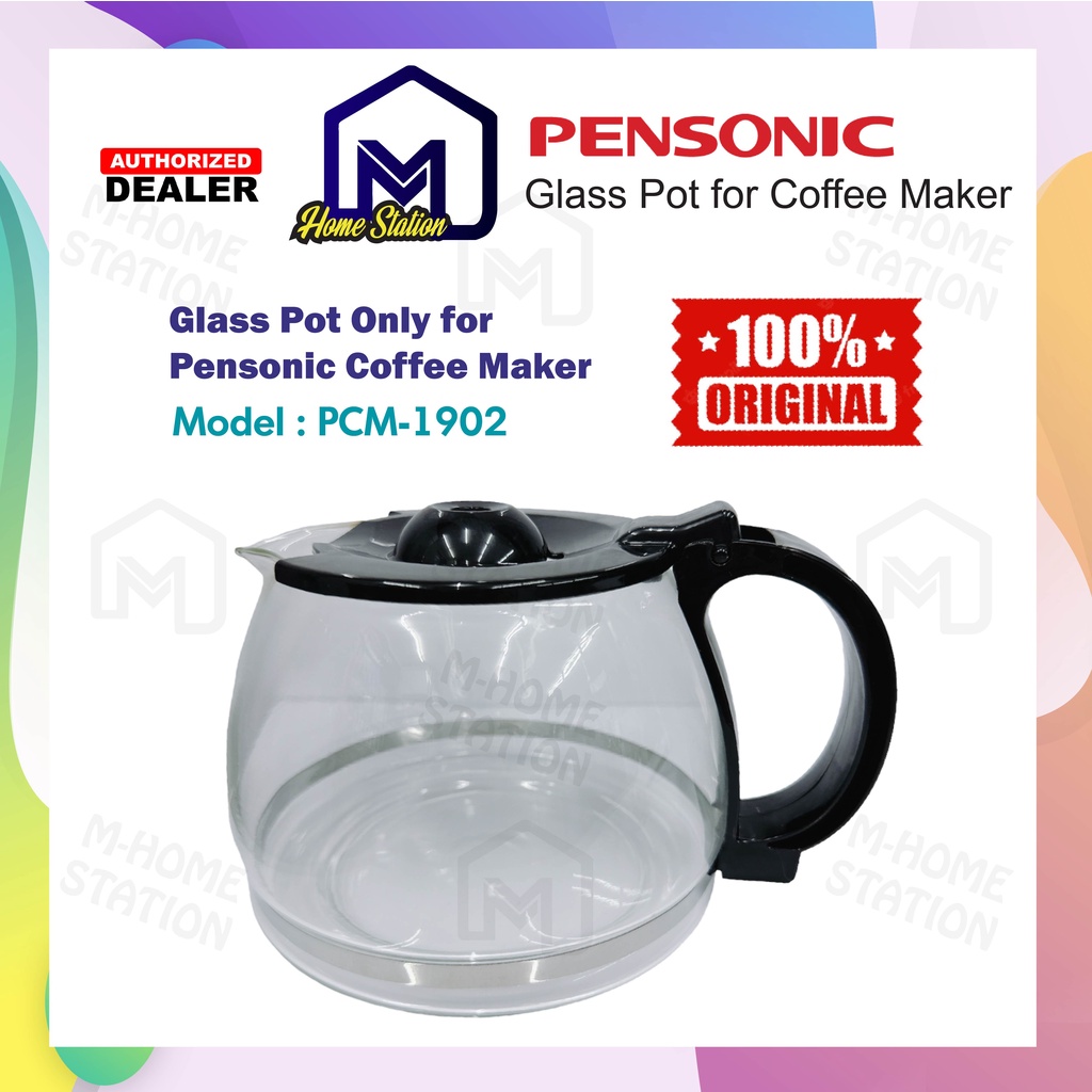 [ORIGINAL] Pensonic Glass Pot / Jug with Lid for Pensonic Coffee Maker