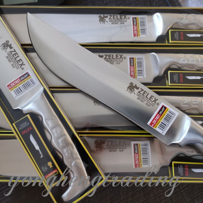 New Coconut 5cr15mov Knife ZELEX Stainless Steel 4mm Thick10.6