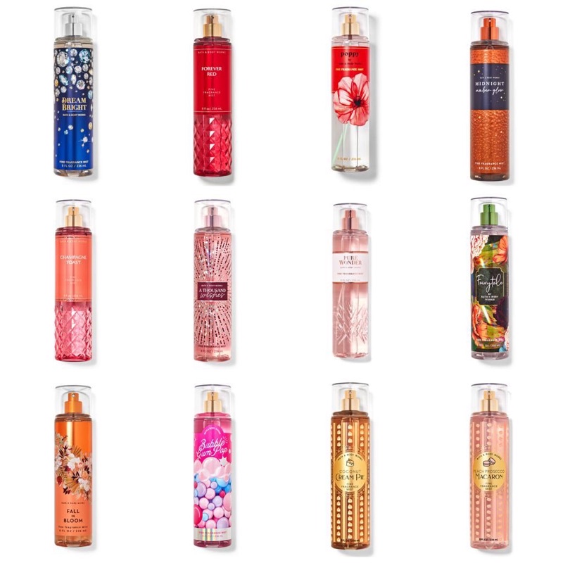 Bath & Body Works Fine Fragrance Mist 236ml Clearance (no fussy buyer