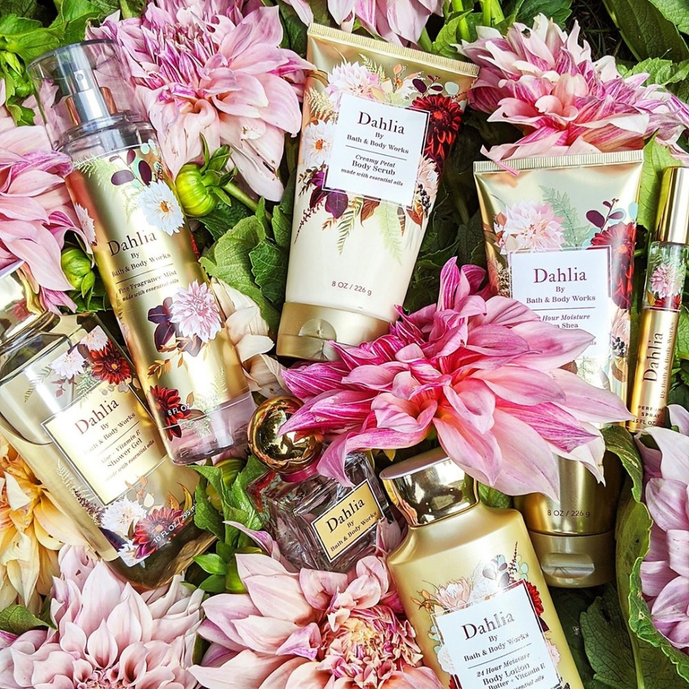 Bath & Body Works Dahlia Collection (Mist/Shower Gel/Lotion/EDP/Gift