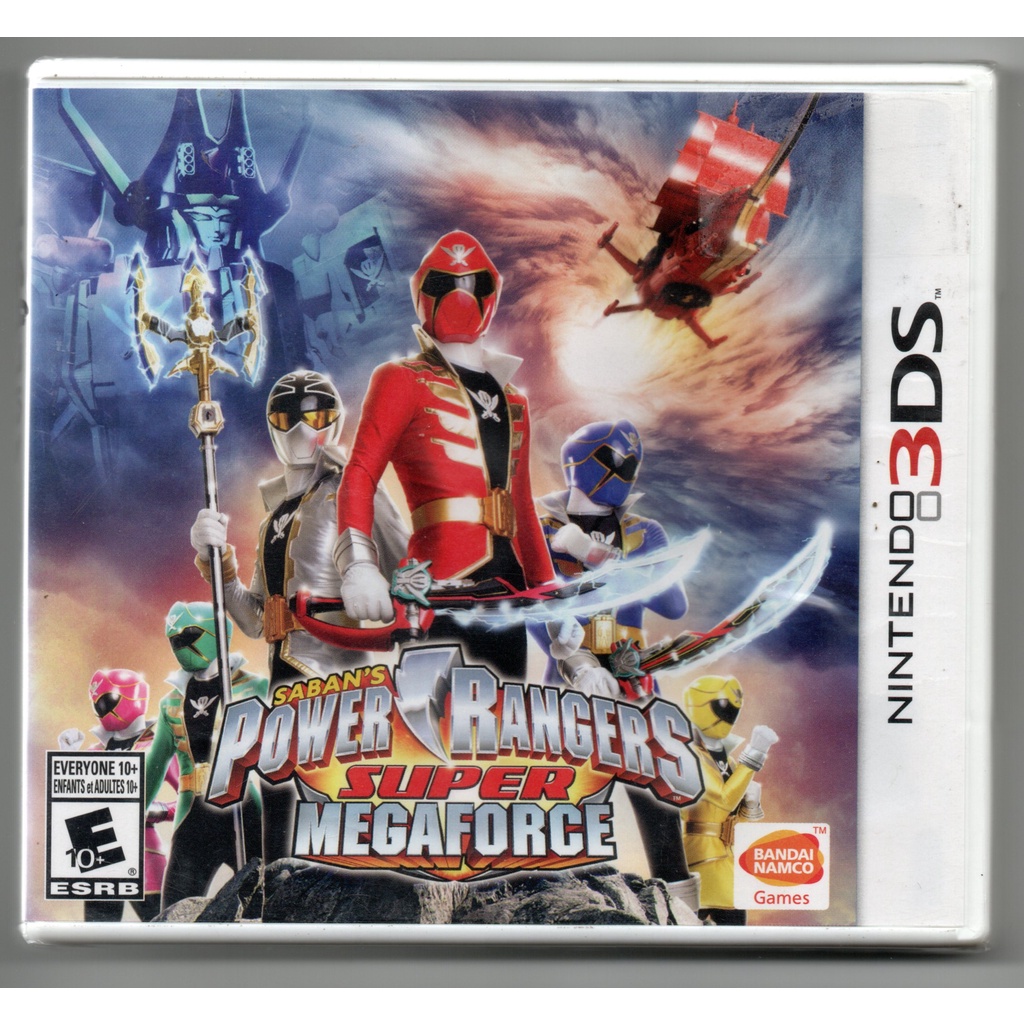 (NEW & SEALED) NINTENDO 3DS SABAN'S POWER RANGERS SUPER MEGAFORCE (US ...