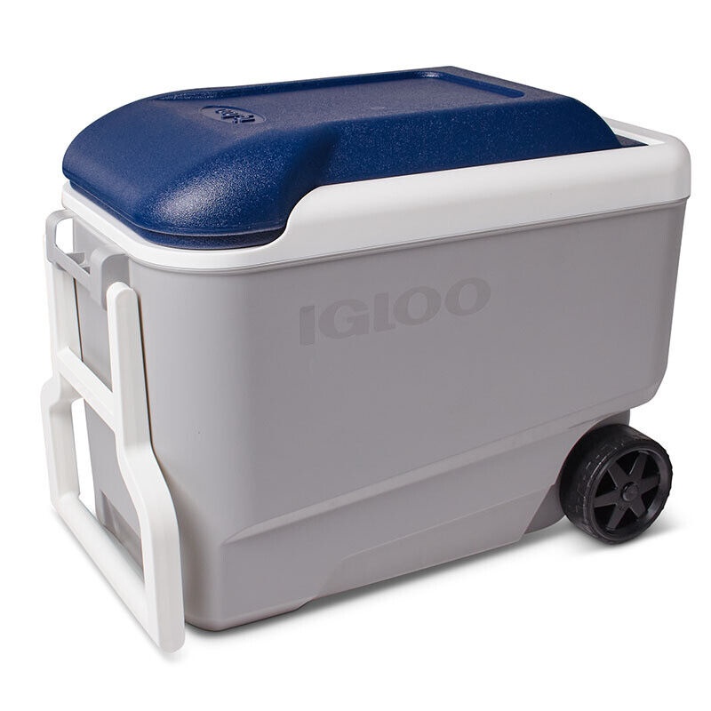 Original IGLOO MaxCold 40 Roller 38L Wheeled Hard Cooler Insulated