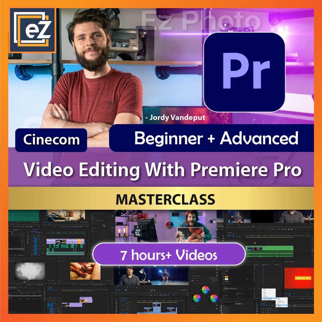 Premiere Pro Video Editing Masterclass Tutorials (Beginner to Advanced