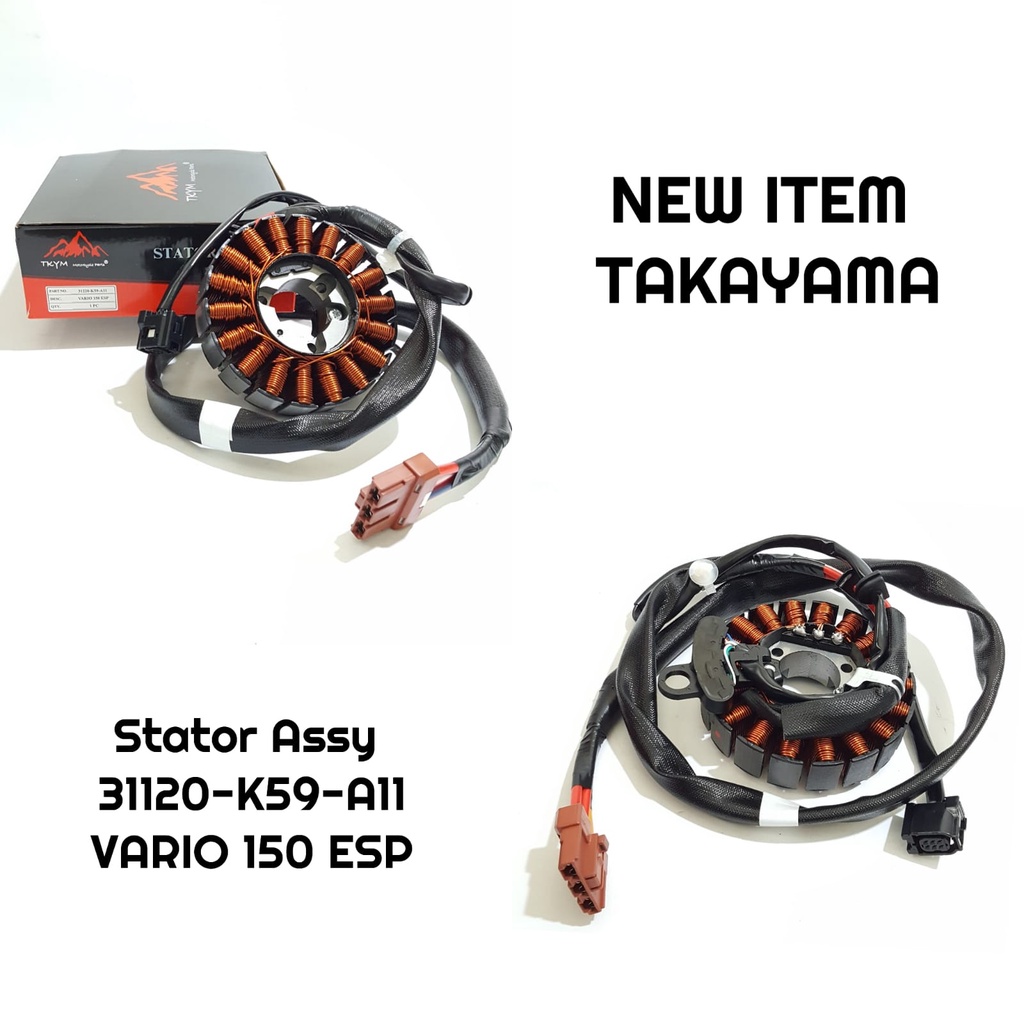 Stator ASSY PULSER Spool VARIO 150 ESP K59 TAKAYAMA Spare Parts