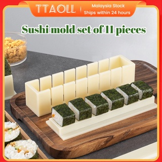 3pcs/set DIY Sushi Maker and Rice Circular Mold Japanse Cake Lovelike Mold  Multifunctionele Mould Square Sushi Making Tool Set - AliExpress