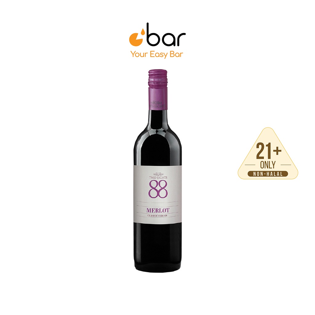 Two Eights 88 Classic Series Merlot Wine (750ml) | Shopee Malaysia