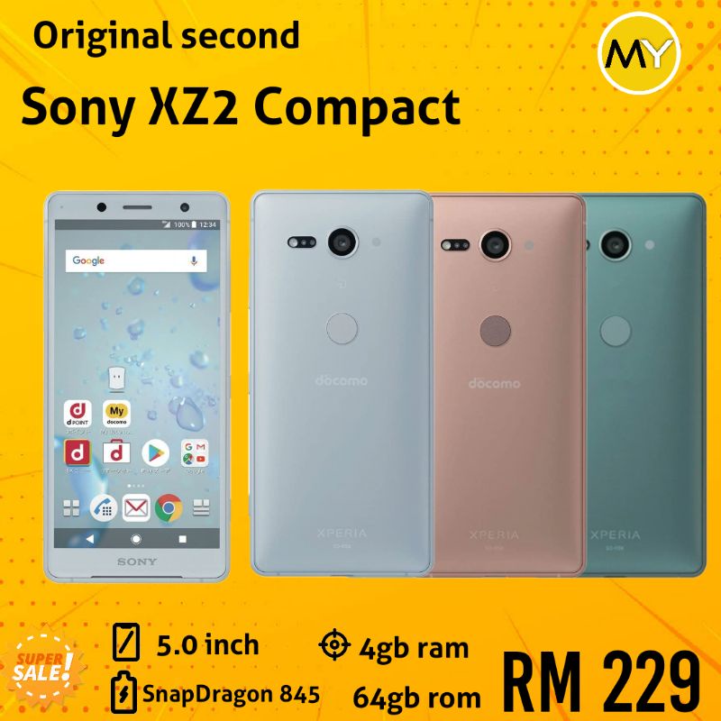 Sony XZ2 Compact & XZ1 Compact & X Compact 4+64GB (original Docomo