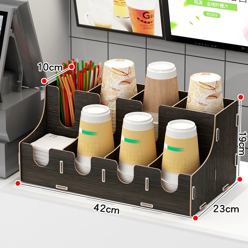 Wooden Cup Holder Cup Puller Bar Storage Pipette Stand Disposable Paper