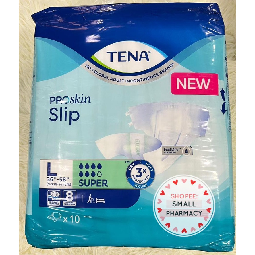 Tena Proskin Slip Super Size L Adult Diaper 10pcs 474220 Shopee Malaysia