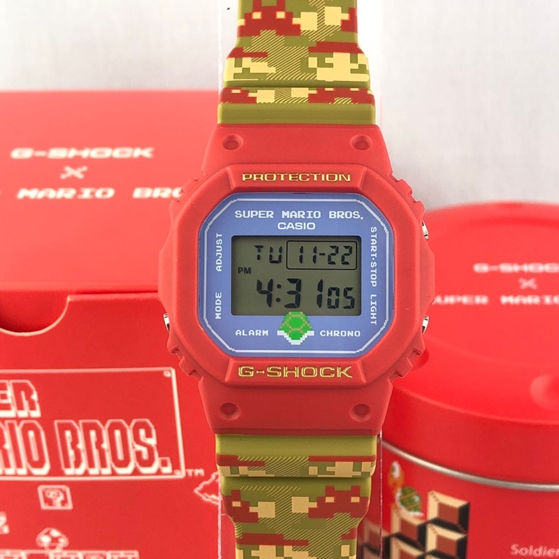 Casio G-Shock X Super Mario Brothers Limited Edition DW-5600SMB-4 ...