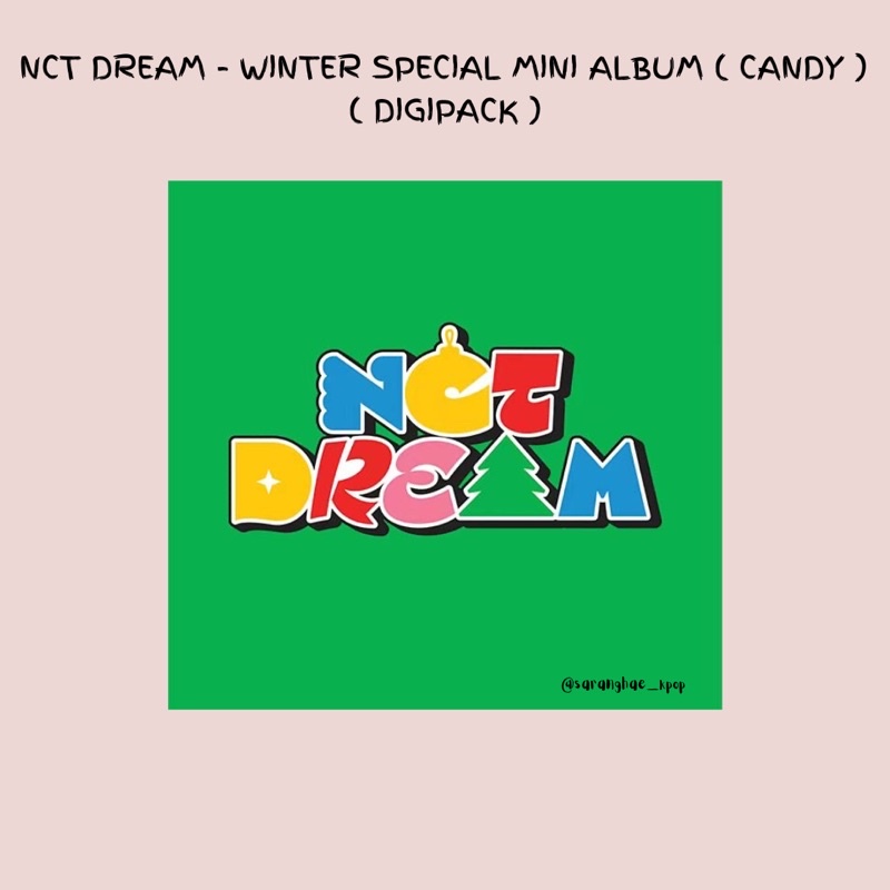 [preorder]nct Dream Winter Special Mini Album Candy Digipack Ver