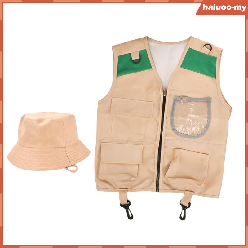 [HaluooMY] Kids Explorer Costume Nature Adventures Suit, Dress up ,Kids